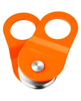 VEVOR - 10 T Winch Snatch Block, 22,000 lbs Capacity Block and Tackle Pulley System, Work with 0.4" - 0.55" Rope, Winch Hook - Orange