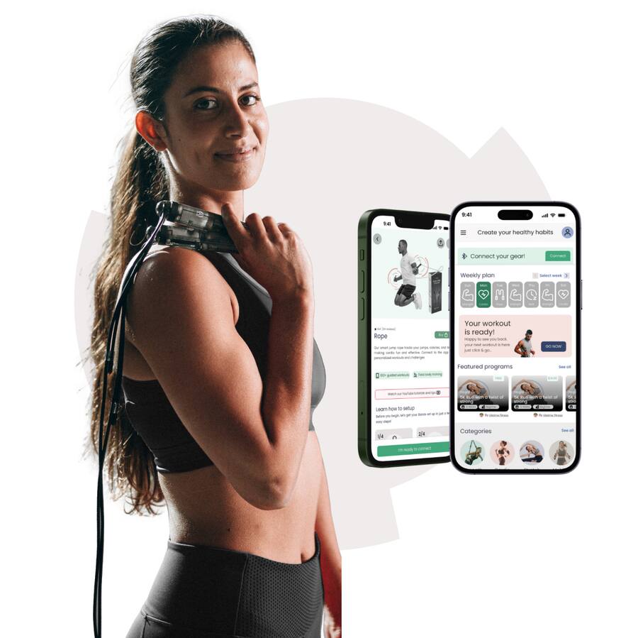 Habeats Smart Jump Rope w/ Performance Tracker Lifetime Fitness