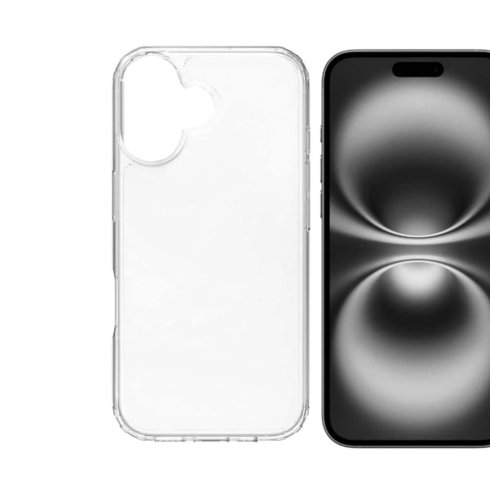 Qixxronics - Phone Case for iPhone 16 Phone Case Shockproof Cover Protective Cellphone Case - Clear
