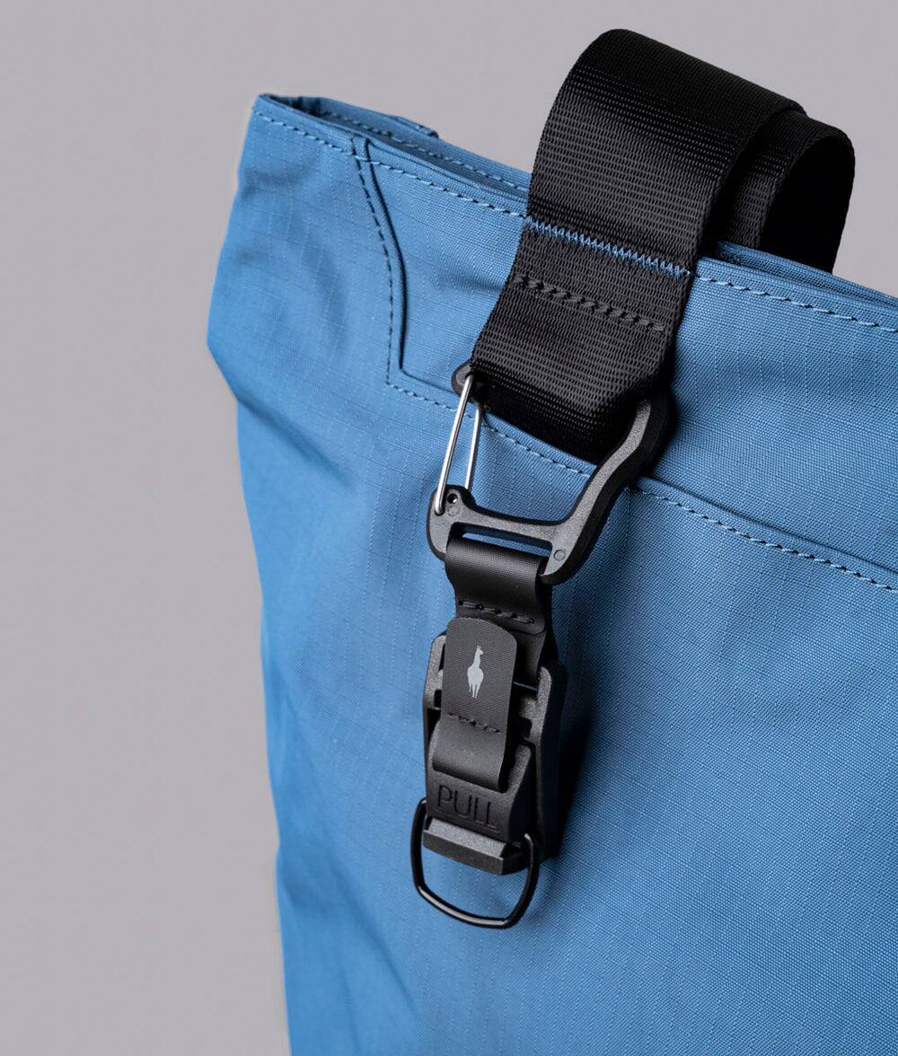 Alt View 6. ALPAKA - Elements Tote 9L Small Tote Bag for 11" Devices - Blue Axoflux 210D.
