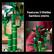 Features 3 lifelike bamboo stems