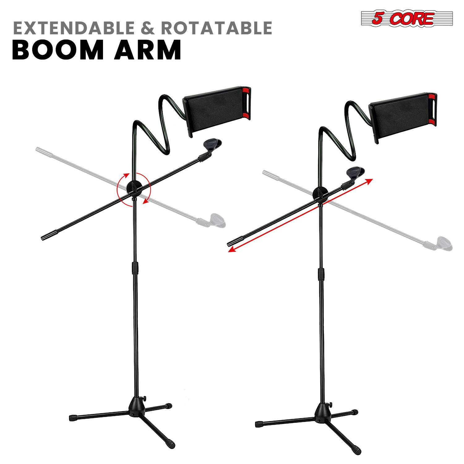 EXTENDABLE & ROTATABLE BOOM ARM

5 CORE