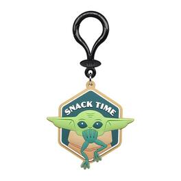 Star Wars - The Mandalorian Soft Touch PVC Bag Clip | The Child Snack Time - Green