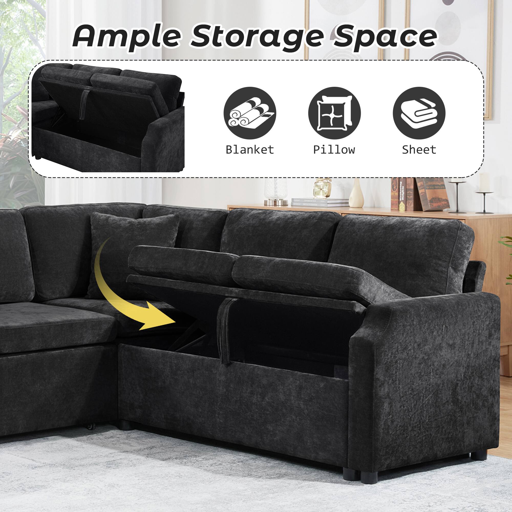 Ample Storage Space

Blanket Pillow Sheet