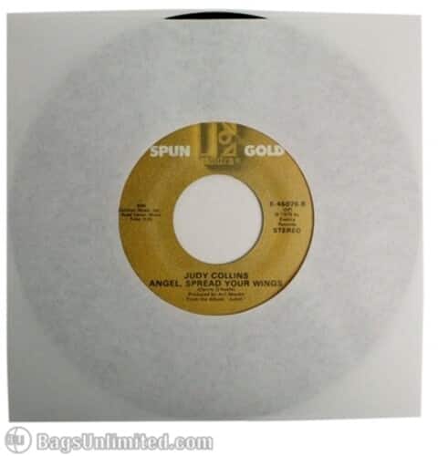 PopMarket - Bags Unlimited S7WR - 7 Inch 45 RPM Paper Record Sleeve - 100 Count (White) - BAGS / SLEEVES - Multicolor