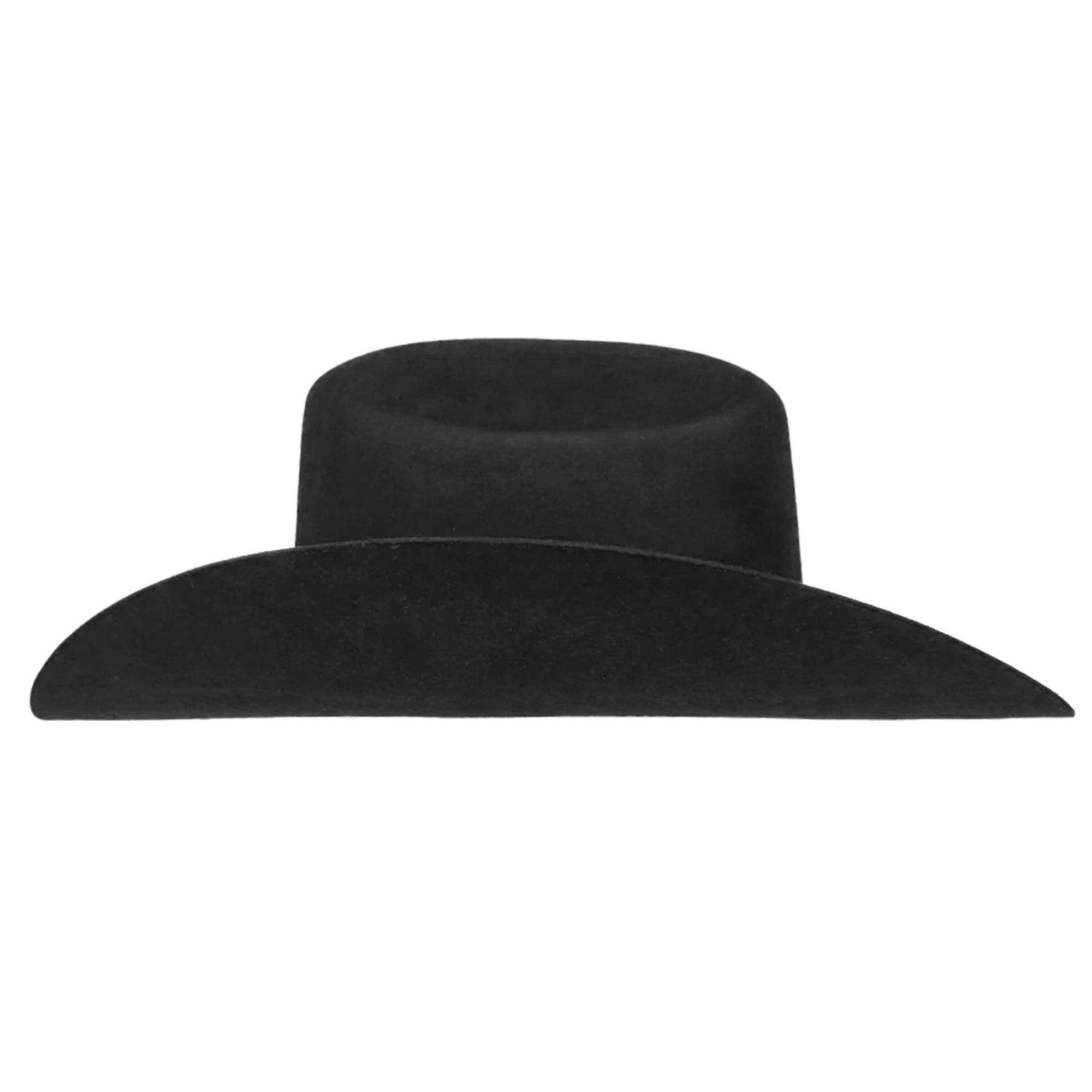 Alt View 10. Underwraps - Cattleman Black Felt Adult Costume Cowboy Hat - Black.