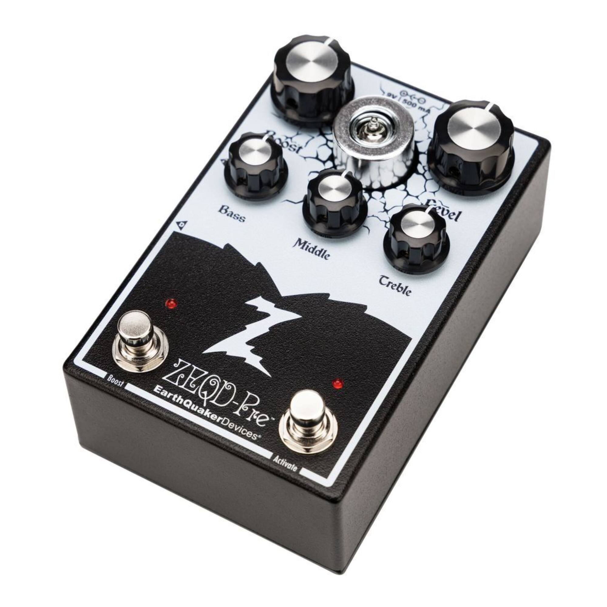 cost Dv <O 500 mA V Bass Middle Boost Z EarthQuakerDevices ZEQD-P Pre-Activate Level Treble