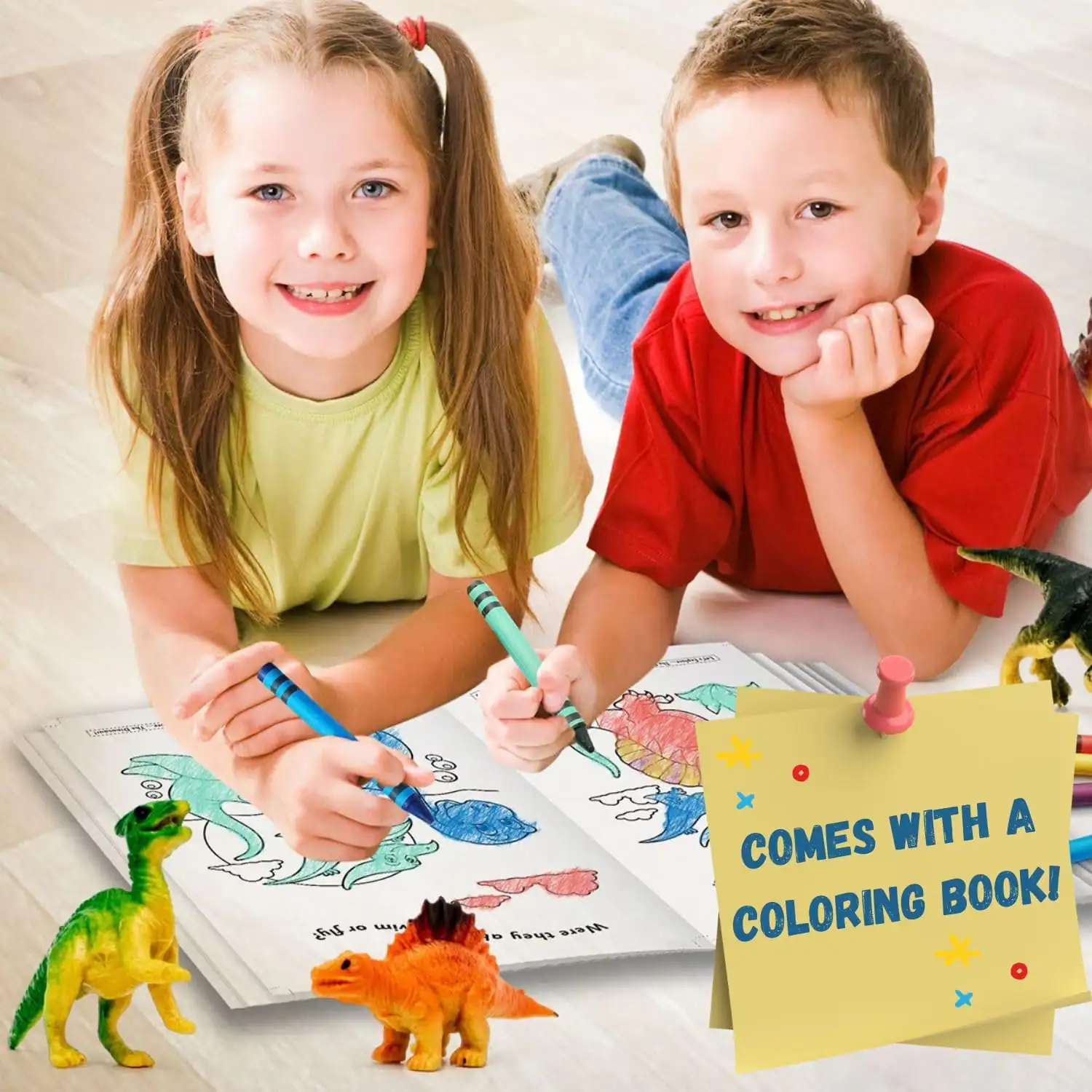 COMES WITH A COLORING BOOK!