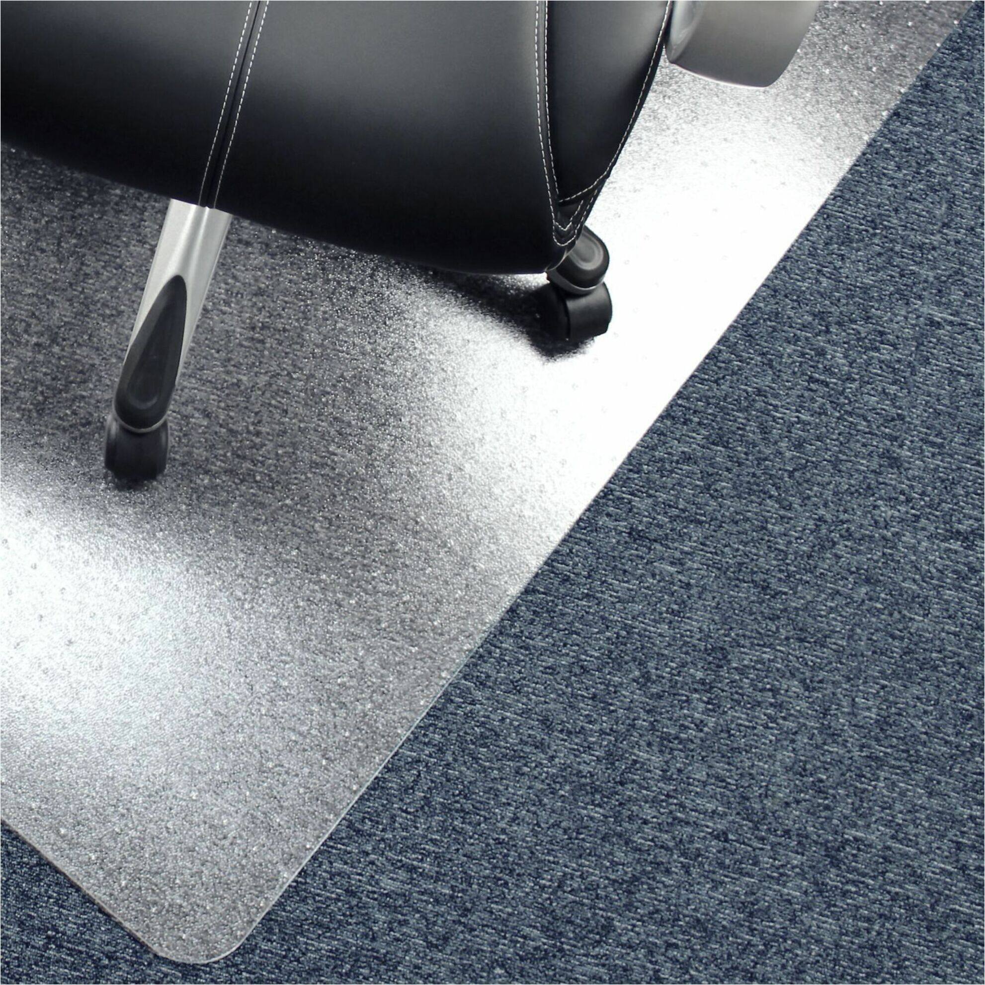 Alt View 18. Floortex - Advantagemat Vinyl Rectangular Chair Mat for Carpets up to 1/4'' - 30'' x 48'' - Clear.