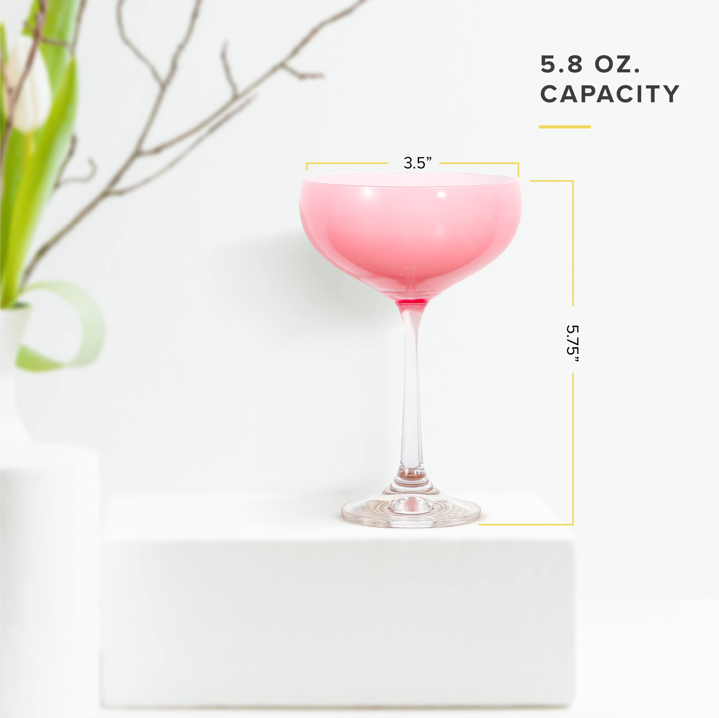 5.8 oz. CAPACITY
3.5"
5.75"