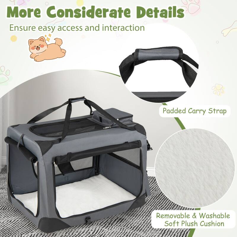 More Considerate Details  
Ensure easy access and interaction  

Padded Carry Strap  
Removable & Washable Soft Plush Cushion