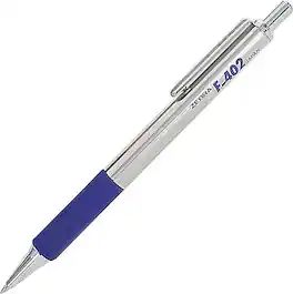 Zebra - Retractable Ballpoint Pen,Fine Point, 0.7mm - Blue Ink