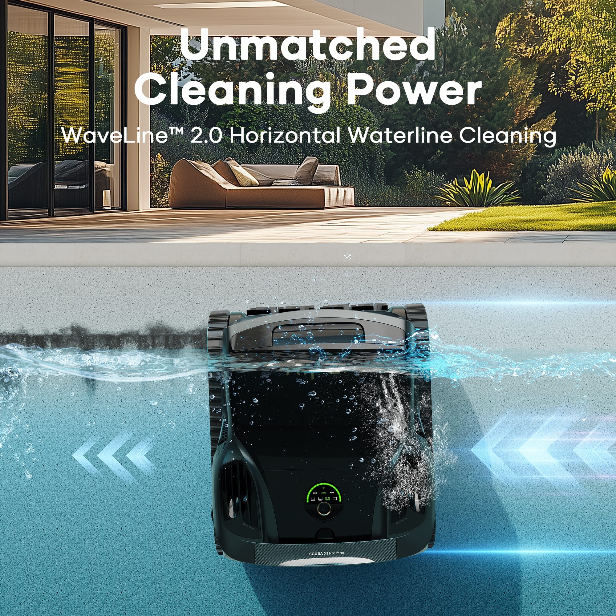 Unmatched Cleaning Power WaveLine TM Waterline 2.0 Horizontal Cleaning OUMO SVRA SP