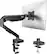 Front. Acer - Acer Single Monitor Mount, Fully Adjustable Monitor Arm Fits 17 to 34 Inch Screens, Gas Spring VESA Mount with C-Clamp - Black.