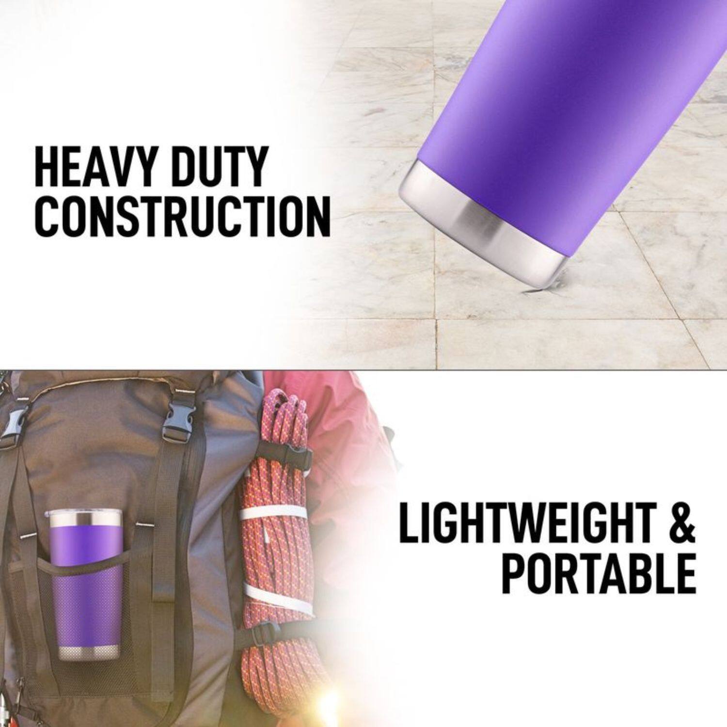 HEAVY DUTY CONSTRUCTION

LIGHTWEIGHT & PORTABLE