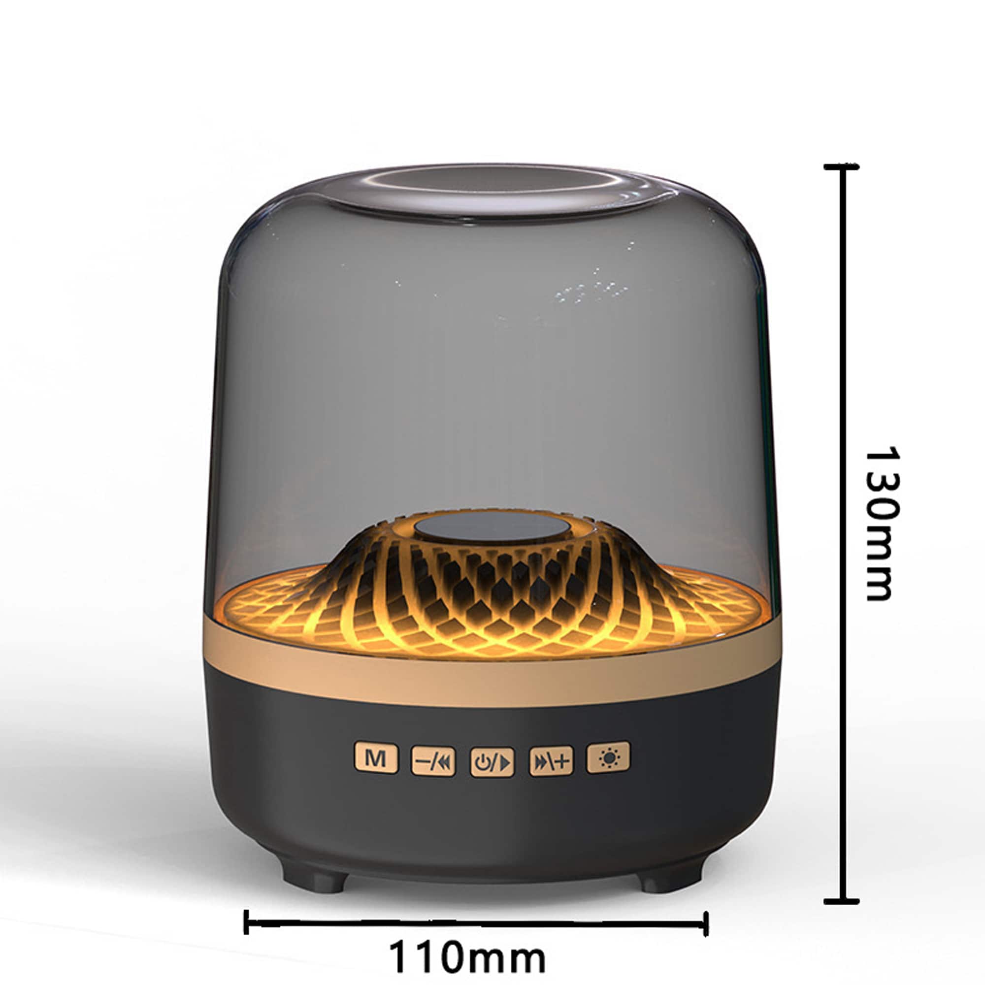YONWAY - Bluetooth Speaker, Portable Mini Speaker, Wireless Bluetooth Subwoofer for Shower Room, Living Room, Outdoor