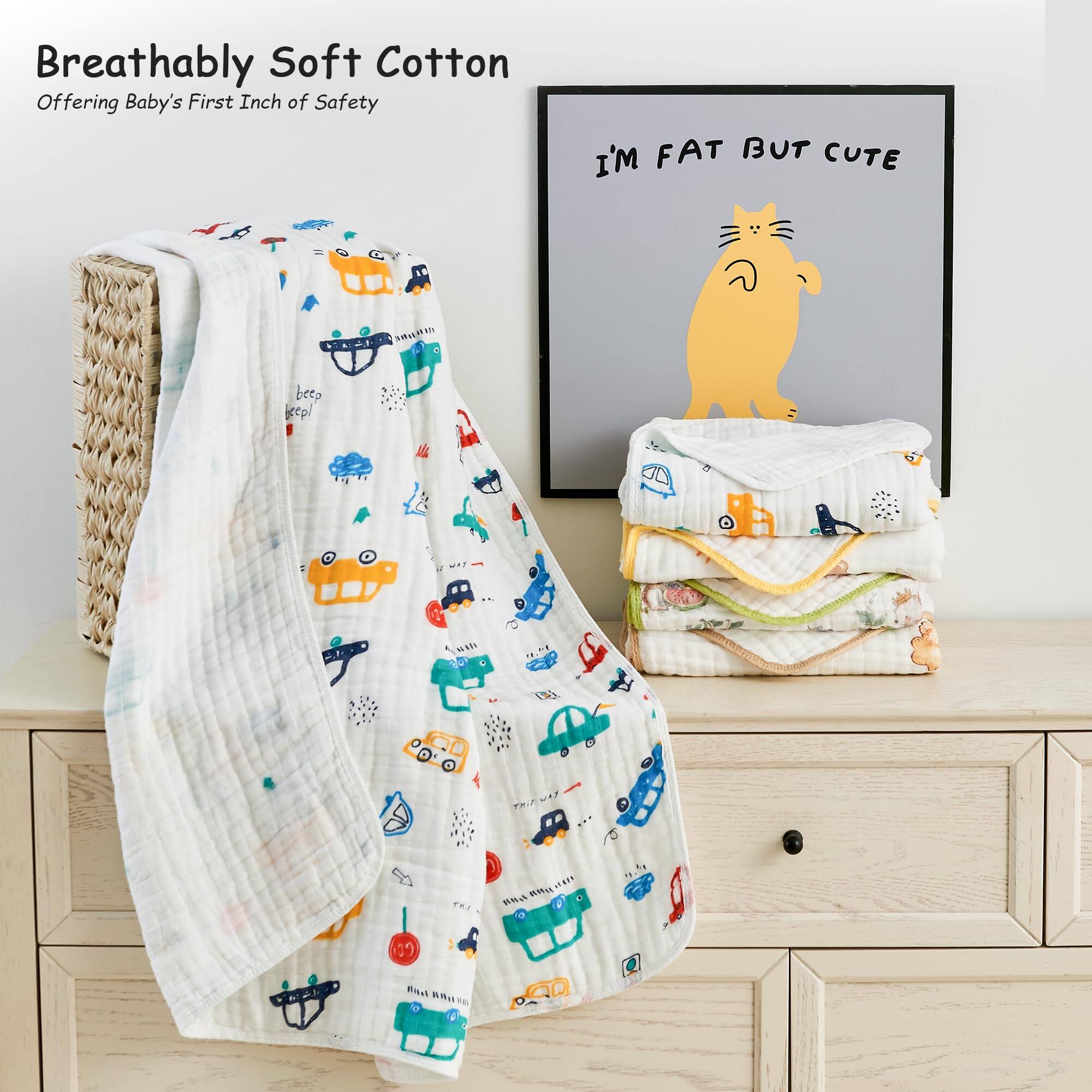 Breathably Soft Cotton  
Offering Baby's First Inch of Safety  

I'M FAT BUT CUTE