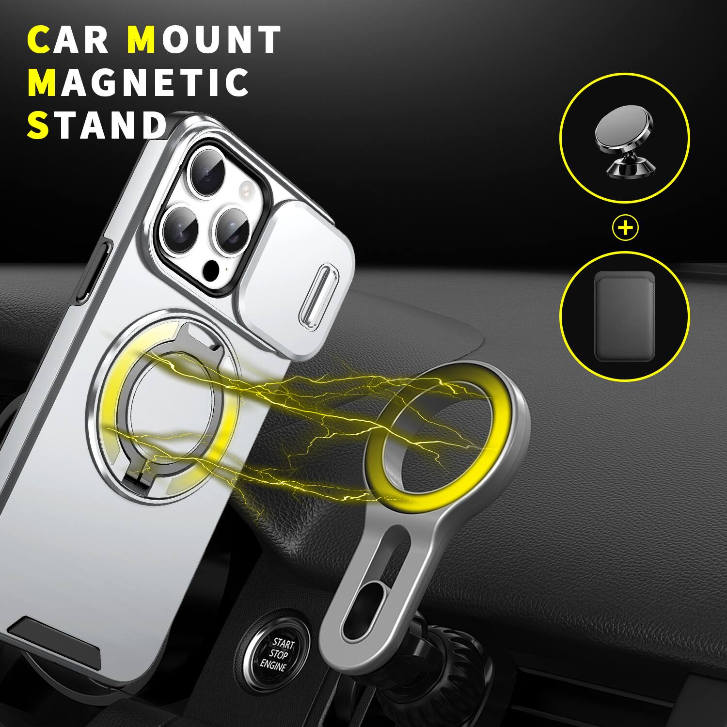 CAR MOUNT MAGNETIC STAND

START STOP ENGINE