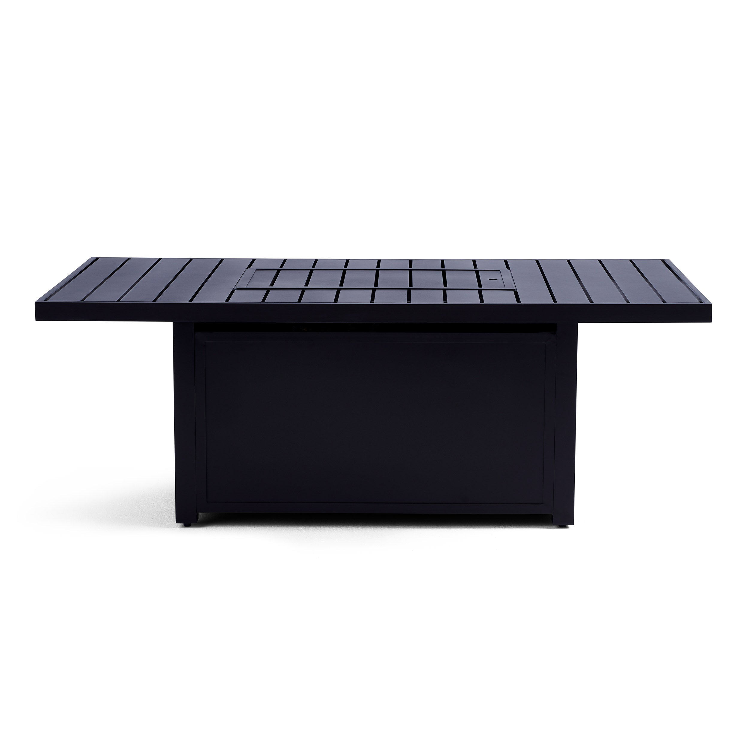 Alt View 1. Yardbird® - Rectangular Fire Table - Dark espresso brown.