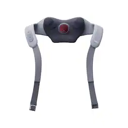 BREO - Neck Massager, Shoulder Opening Deep Tissue with Far-Infrared Heat,6 Modes Deep Tissue Kneading, Lightweight, Full-Body - Gray