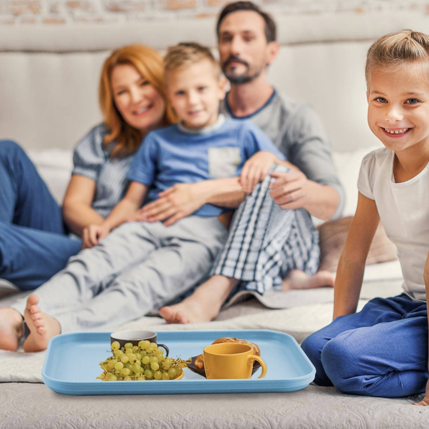 Alt View 4. Paradigms Interiors - Plastic Art Trays Stackable Activity Tray Crafts Organizer Serving For Diy Projects Painting Beads Organizi... - 15 x 10.6 Inches.