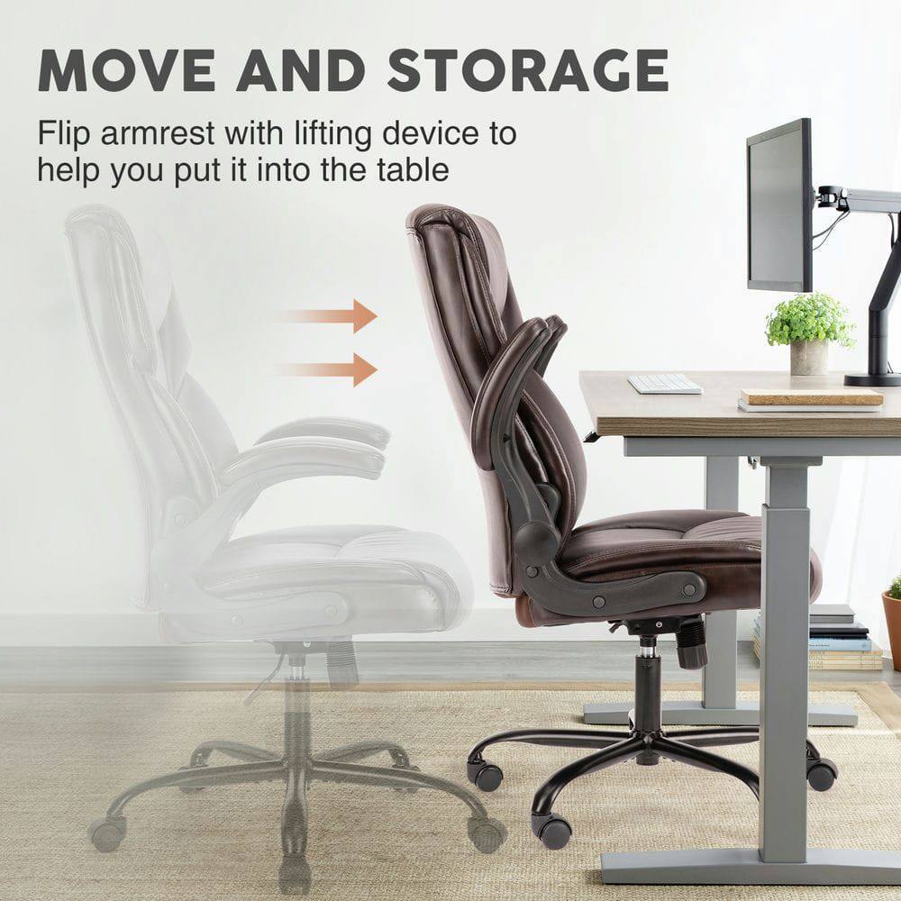 MOVE AND STORAGE

Flip armrest with lifting device to help you put it into the table