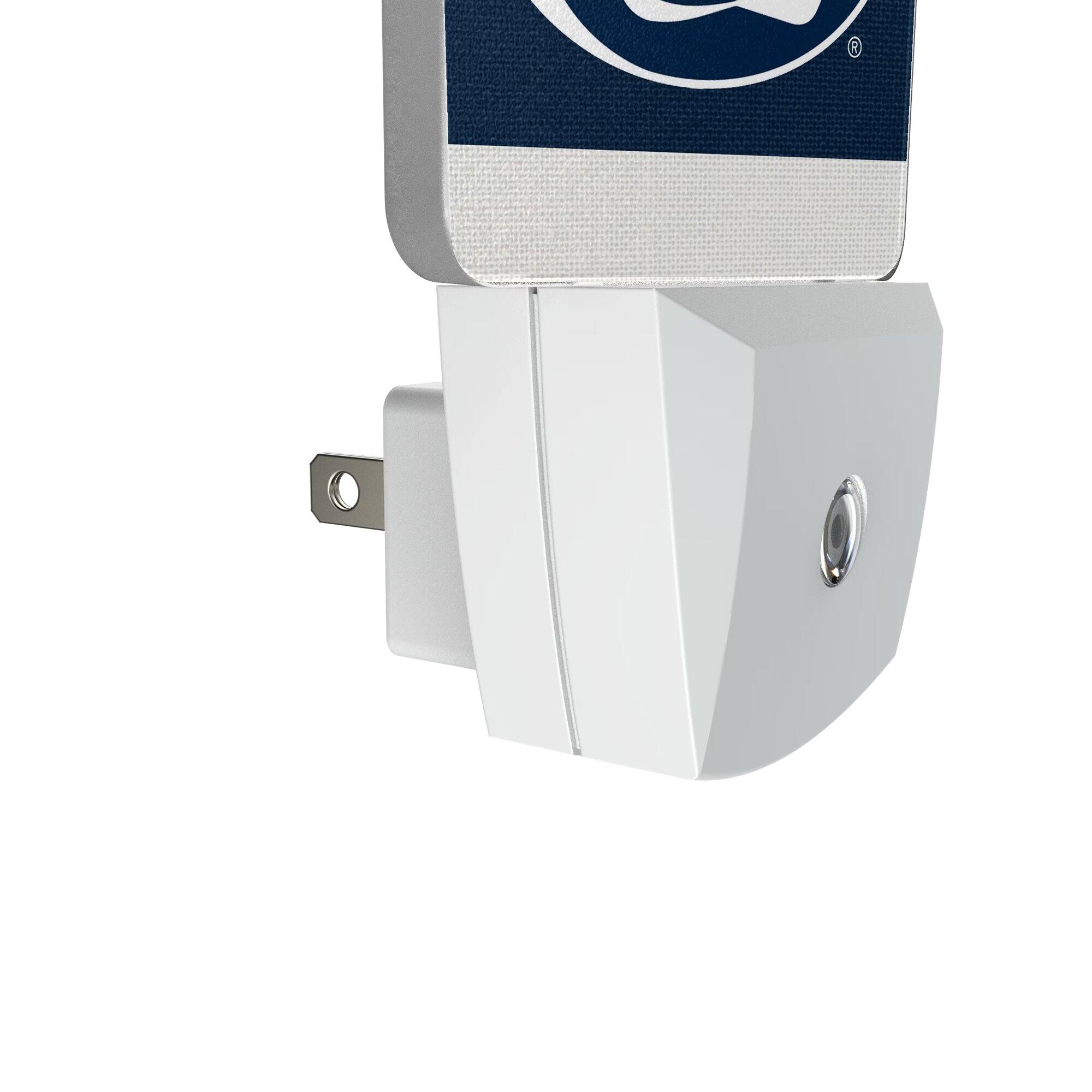 Alt View 2. Keyscaper - Penn State Nittany Lions Stripe Design Nightlight 2-Pack - Multicolor.