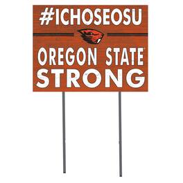 Jardine - Oregon State Beavers 18'' x 24'' I Chose Lawn Sign - Orange