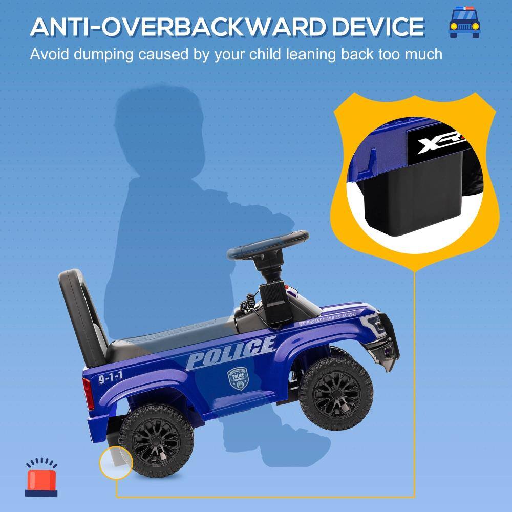 ANTI-OVERBACKWARD DEVICE  
Avoid dumping caused by your child leaning back too much  

9-1-1  
POLICE  

X9  
PROTECT AND SERVE