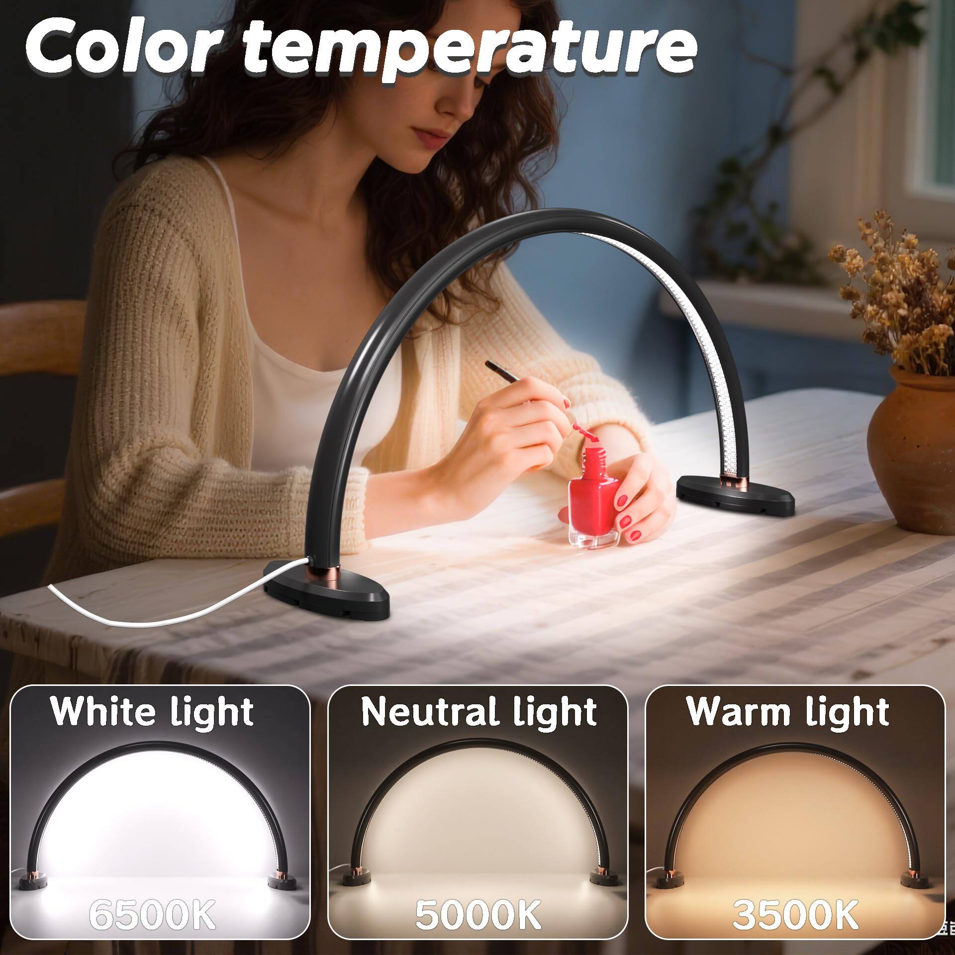 Color temperature

White light 6500K  
Neutral light 5000K  
Warm light 3500K