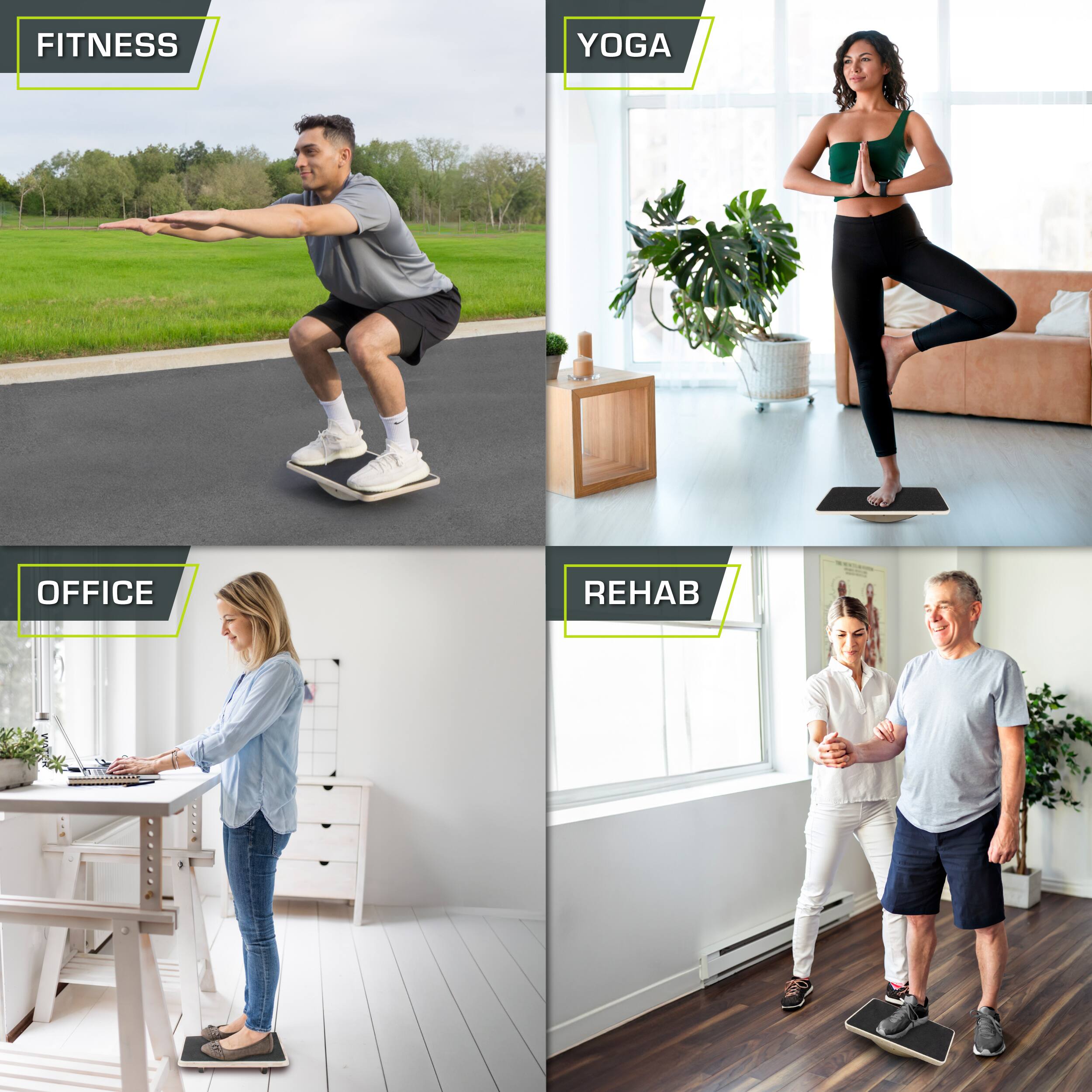 FITNESS, YOGA, OFFICE, REHAB