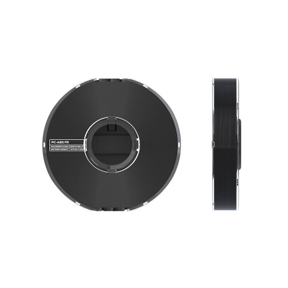 MakerBot - PC-ABS FR Filament Spool for Method X 3D Printer (Black, 0.71kg/1.56lb)