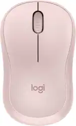 Logitech - M220 SILENT Wireless Optical Ambidextrous Mouse - Wireless - Rose - Front_Zoom