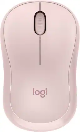 Logitech - M220 SILENT Wireless Optical Ambidextrous Mouse - Wireless - Rose