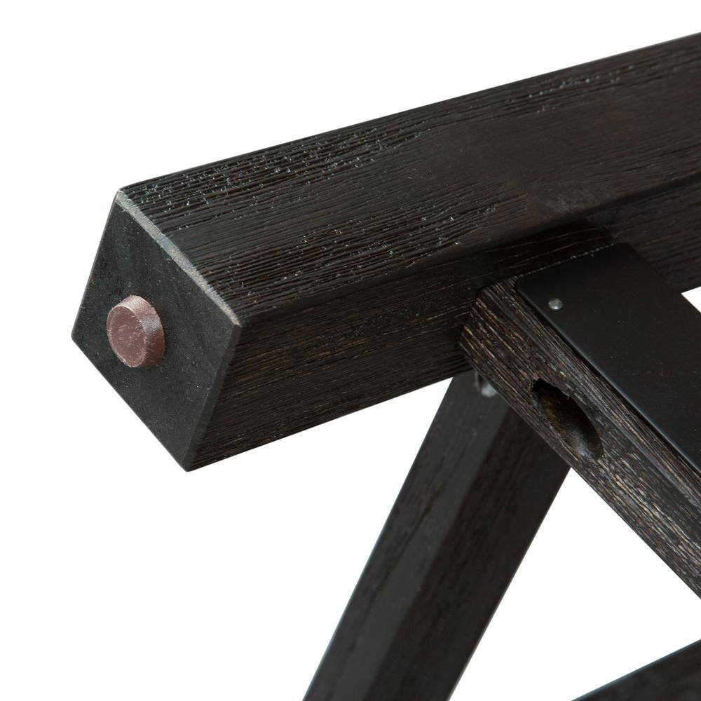 Alt View 1. Liberty Furniture Industries - Upholstered Console Stool - Black.