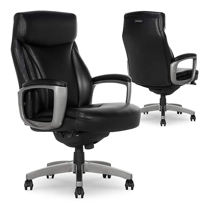 La Z Boy Arcadian Ergonomic Bonded Leather Swivel Executive Chair