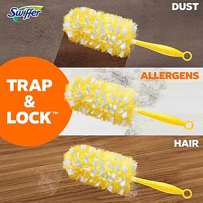 Swiffer DUST TRAP & LOCK™

- TRAP & LOCK™
- DUST
- ALLERGENS
- HAIR