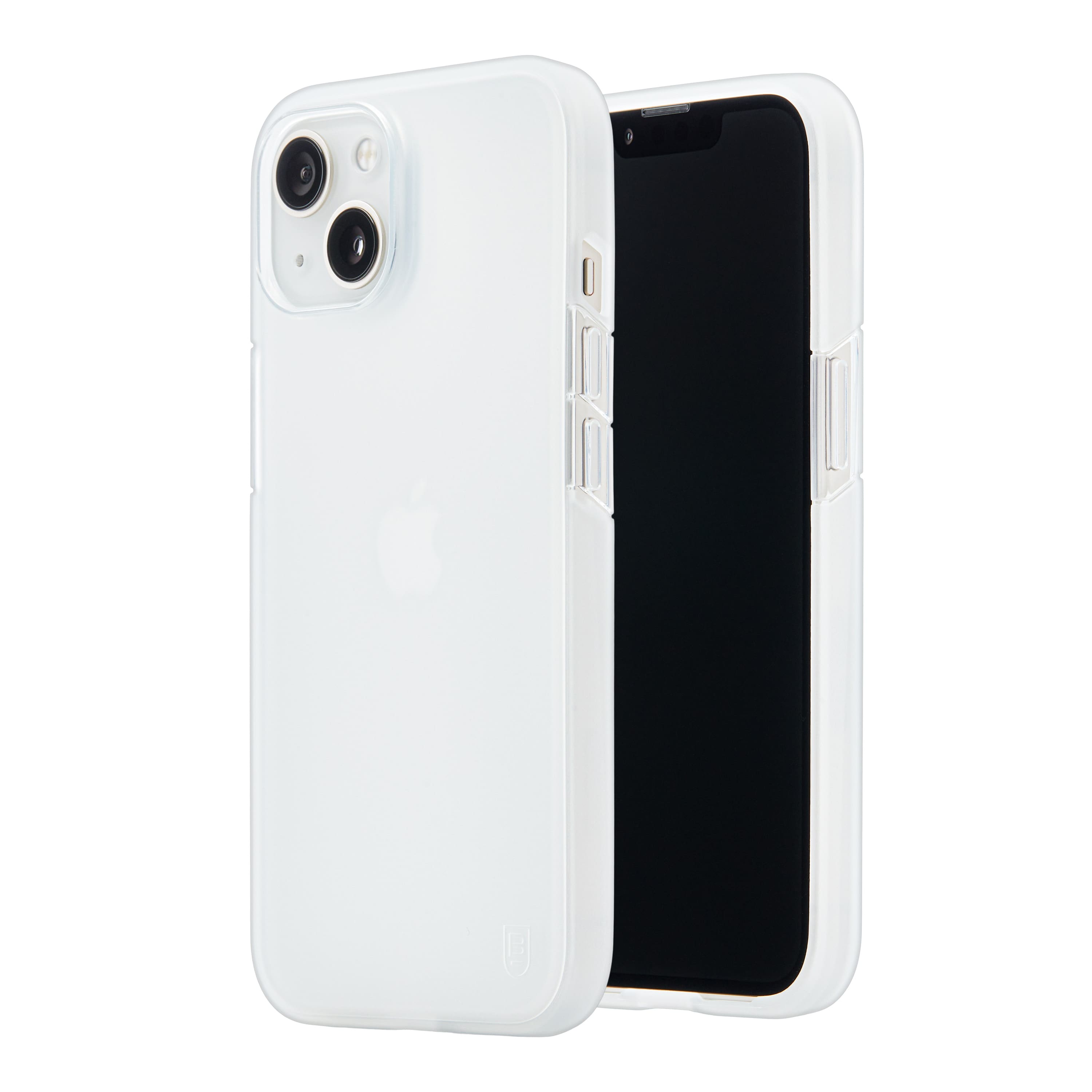 Front. BodyGuardz - Solitude Case for Apple iPhone 13 with Pureguard - Clear.