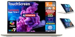 Lenovo - Yoga 2-in-1 Laptop 16.0 WUXGA Display (AMD Ryzen AI 5 340, 16GB LPDDR5X, 512GB SSD, Win 11 Home) - Seashell