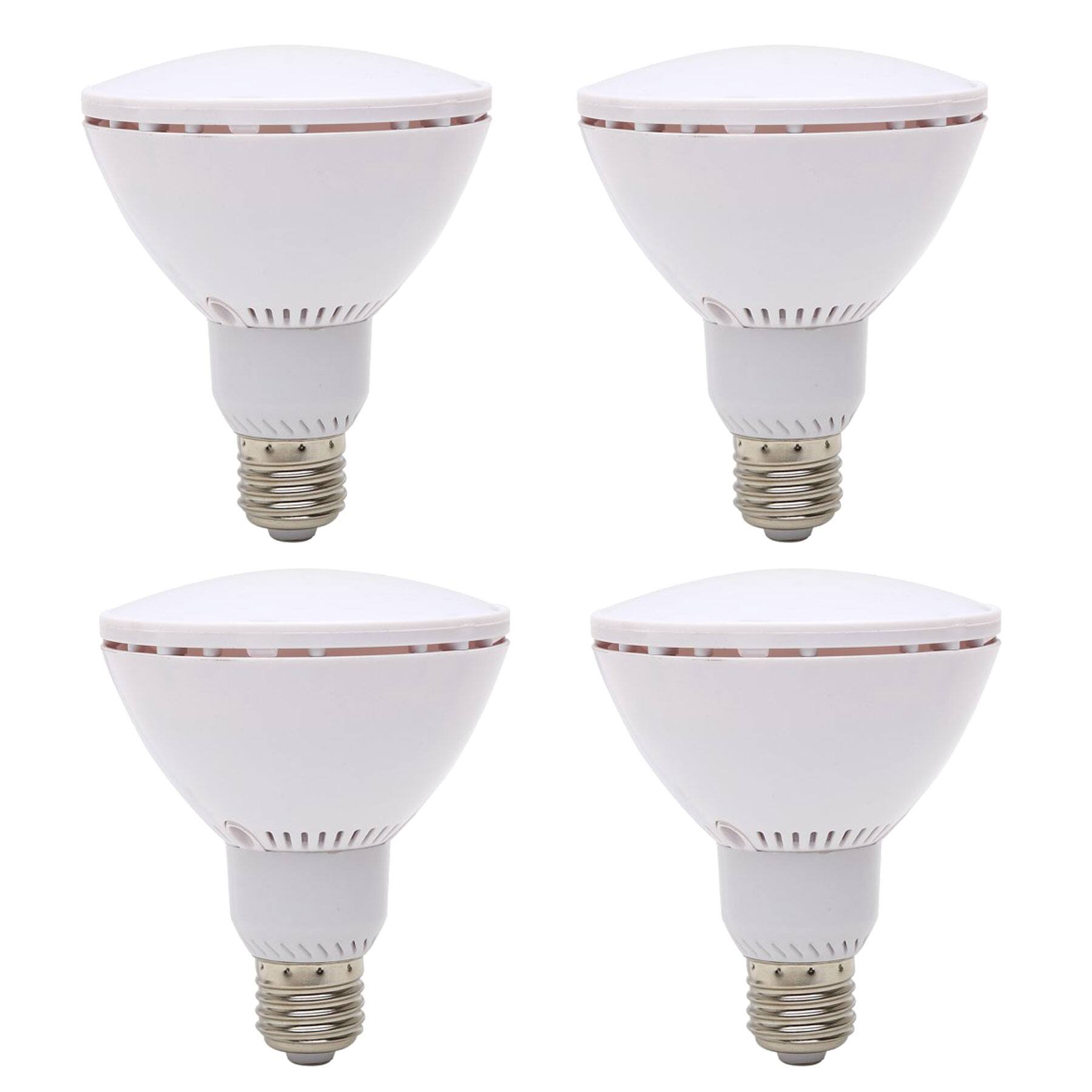 Back. VIRIBRIGHT - PAR30 LED Flood Light Bulb, 760 Lumens - 2700K - Warm White.