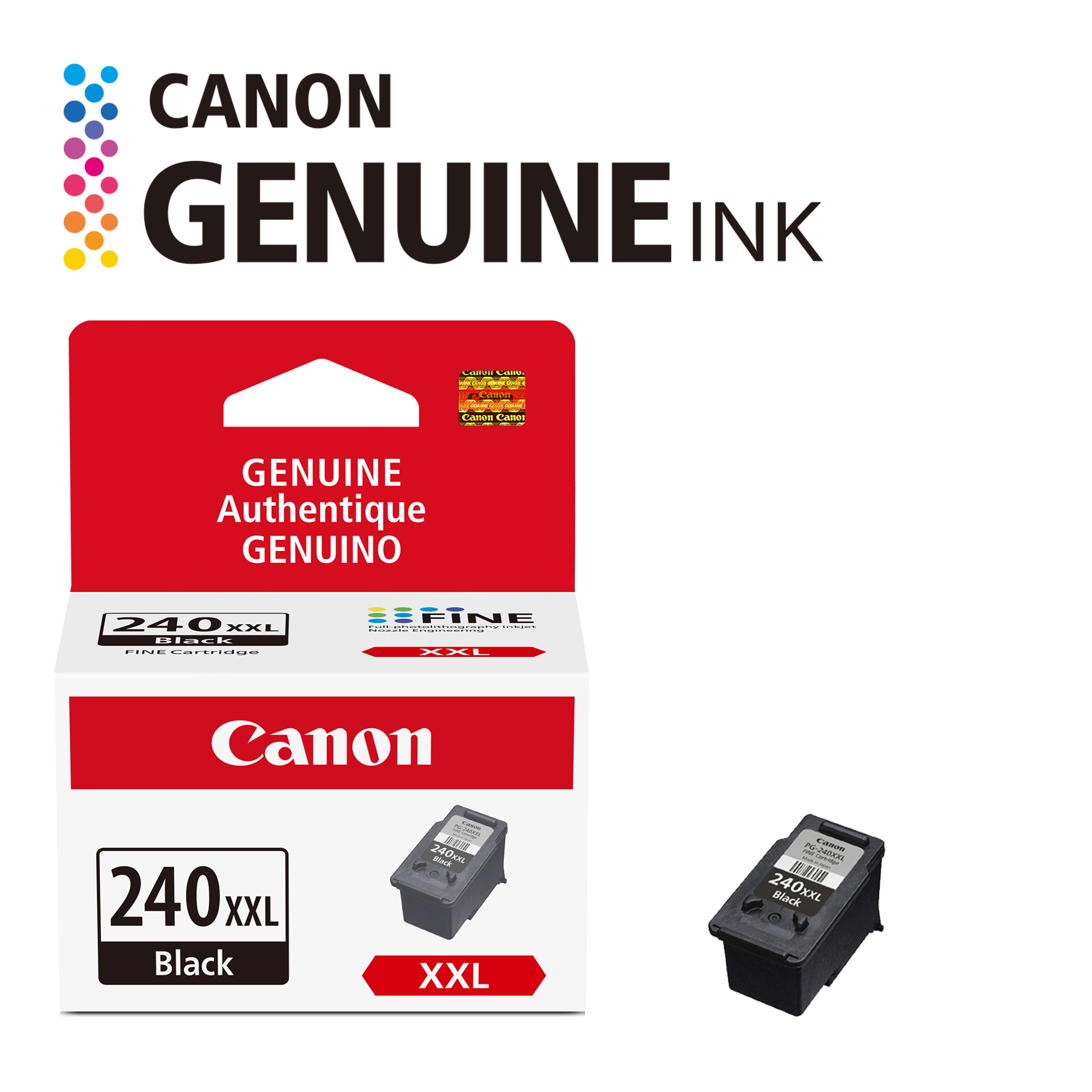 CANON GENUINE INK  
240 XXL Black  
Canon 240 XXL Black