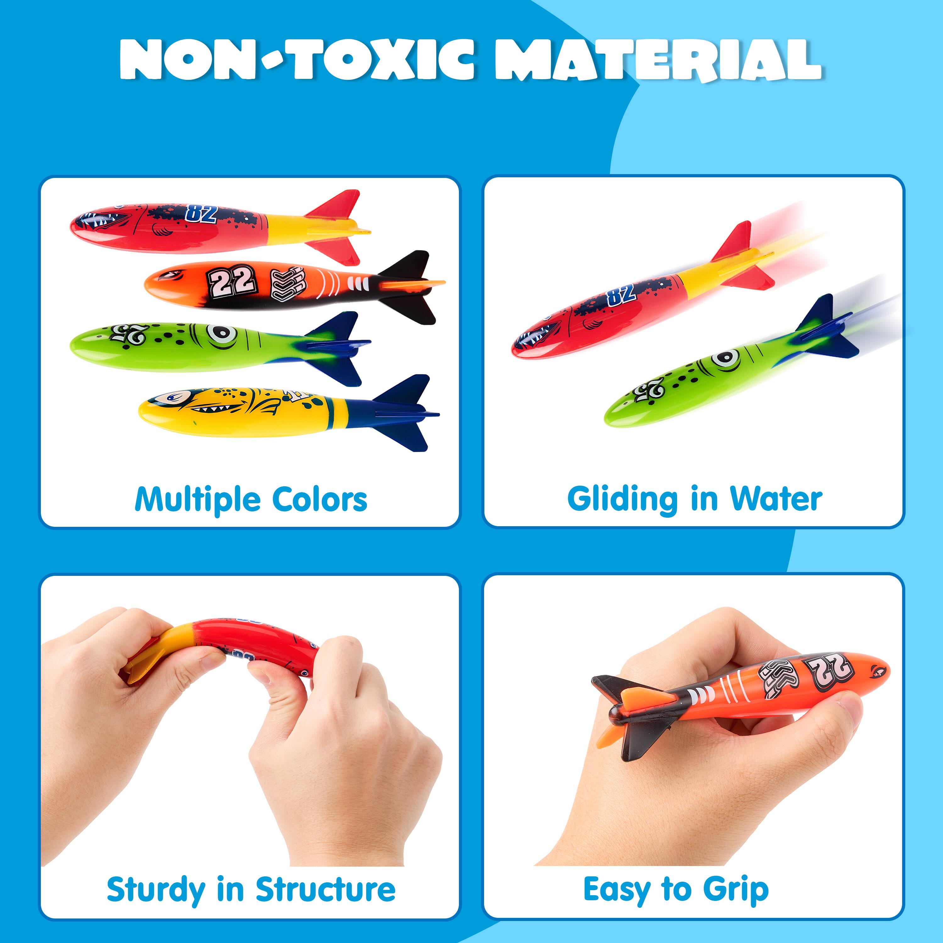 NON-TOXIC MATERIAL

Multiple Colors

Gliding in Water

Sturdy in Structure

Easy to Grip