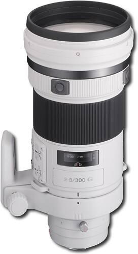 Angle Standard. Sony - G Series 300mm f/2.8 Super-Telephoto Lens for Sony Digital SLR Cameras.