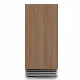 Ca'Lefort - 15 Inch Panel Ready Built-In Nugget Ice Maker, 33 Lbs Ice Storage, Under Counter Ice Machine (Panel Not Included) - Stainless Steel