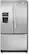 Front Standard. Whirlpool - 24.9 Cu. Ft. French Door Refrigerator with Thru-the-Door Ice and Water - Satina Stainless.