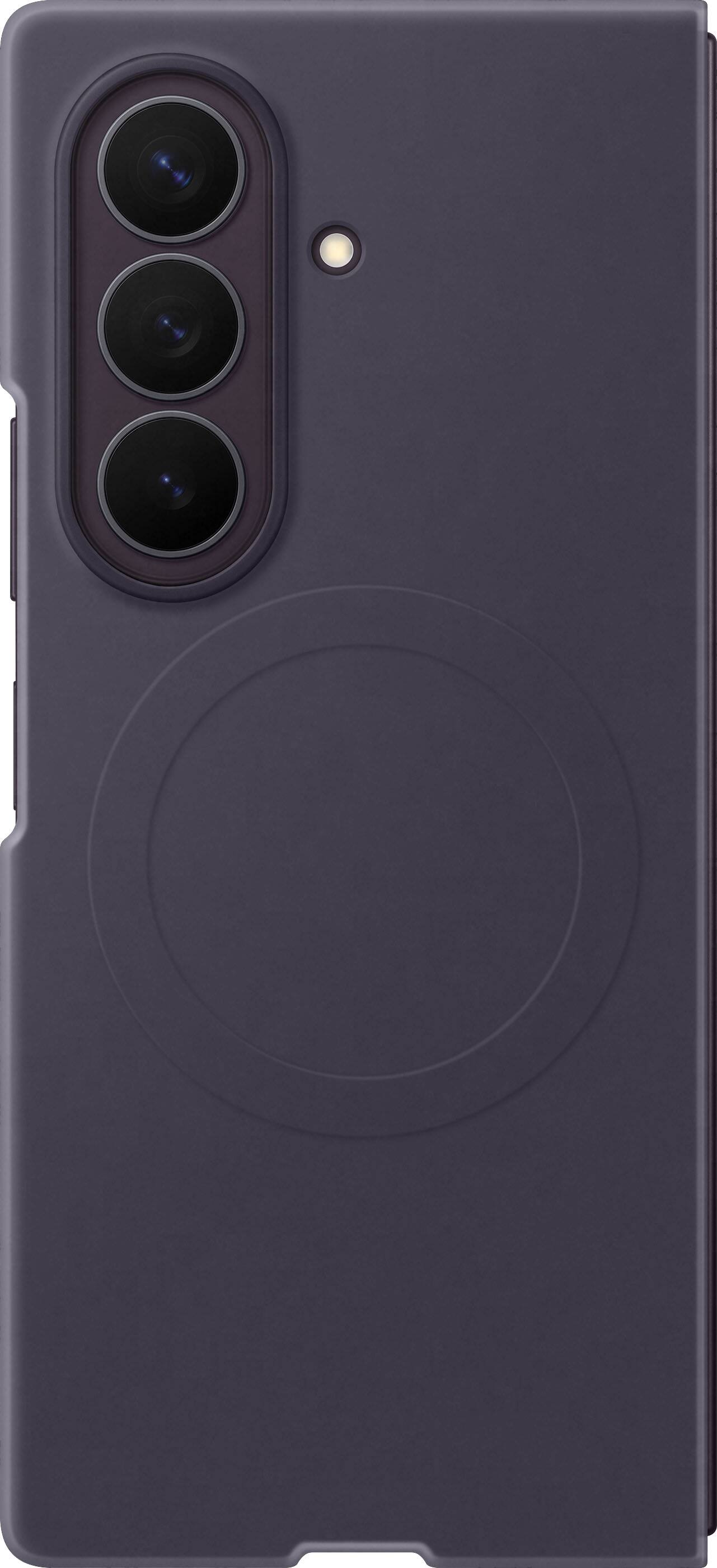 Alt View 3. Samsung - Galaxy Z Fold8 Ultra Silicone Magnet Case - Violet Shadow.