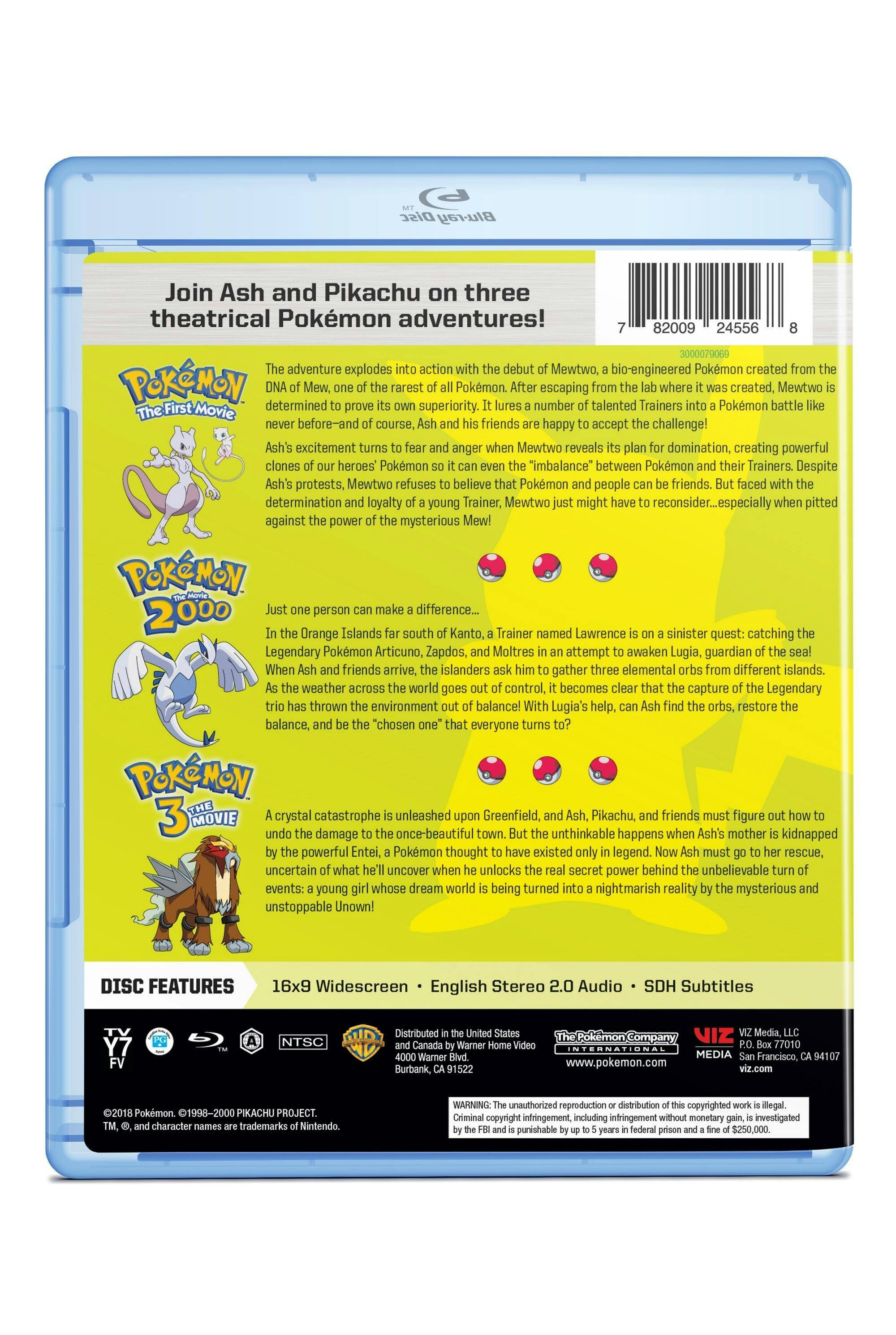 Angle. Pokémon - The First Movie/Pokemon - The Movie 2000/Pokémon 3 (Blu-ray Triple Feature) [Blu-ray].