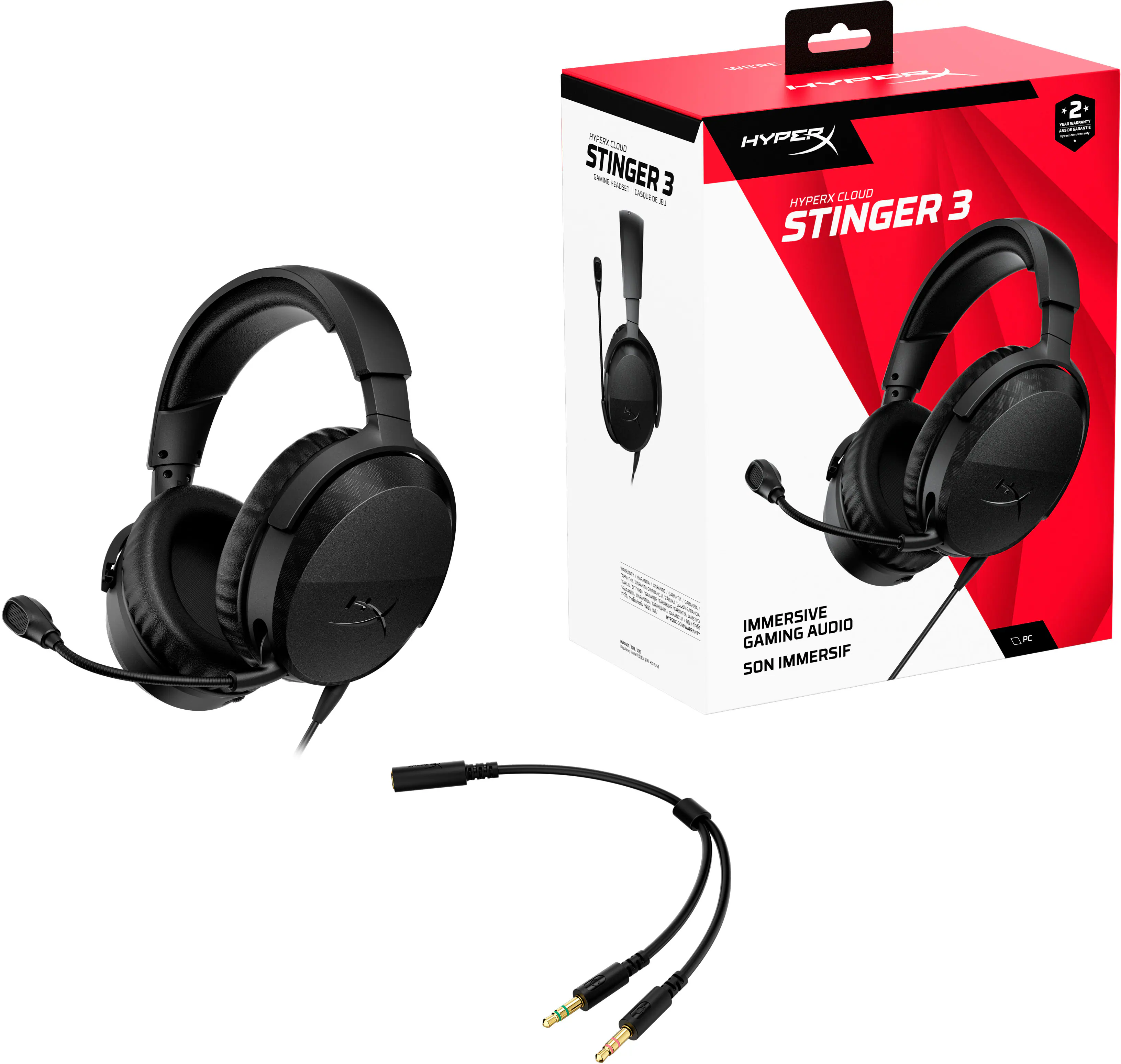 HyperX Cloud Stinger 3 - Immersive Audio Gaming Son Immersif