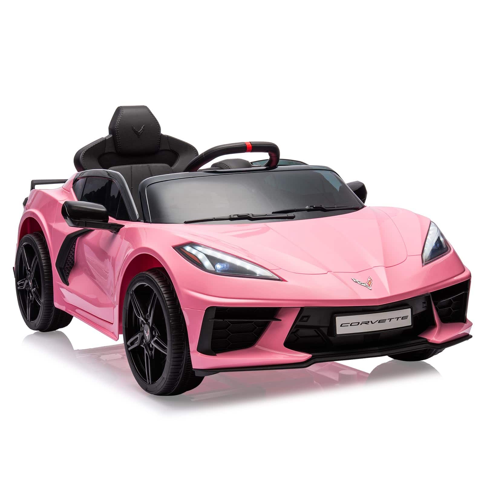 Jojoka - 12V Kids Ride on Car Licensed Corvette Battery Powered Car for Toddles Electric Sports Car Toy with Remote Control