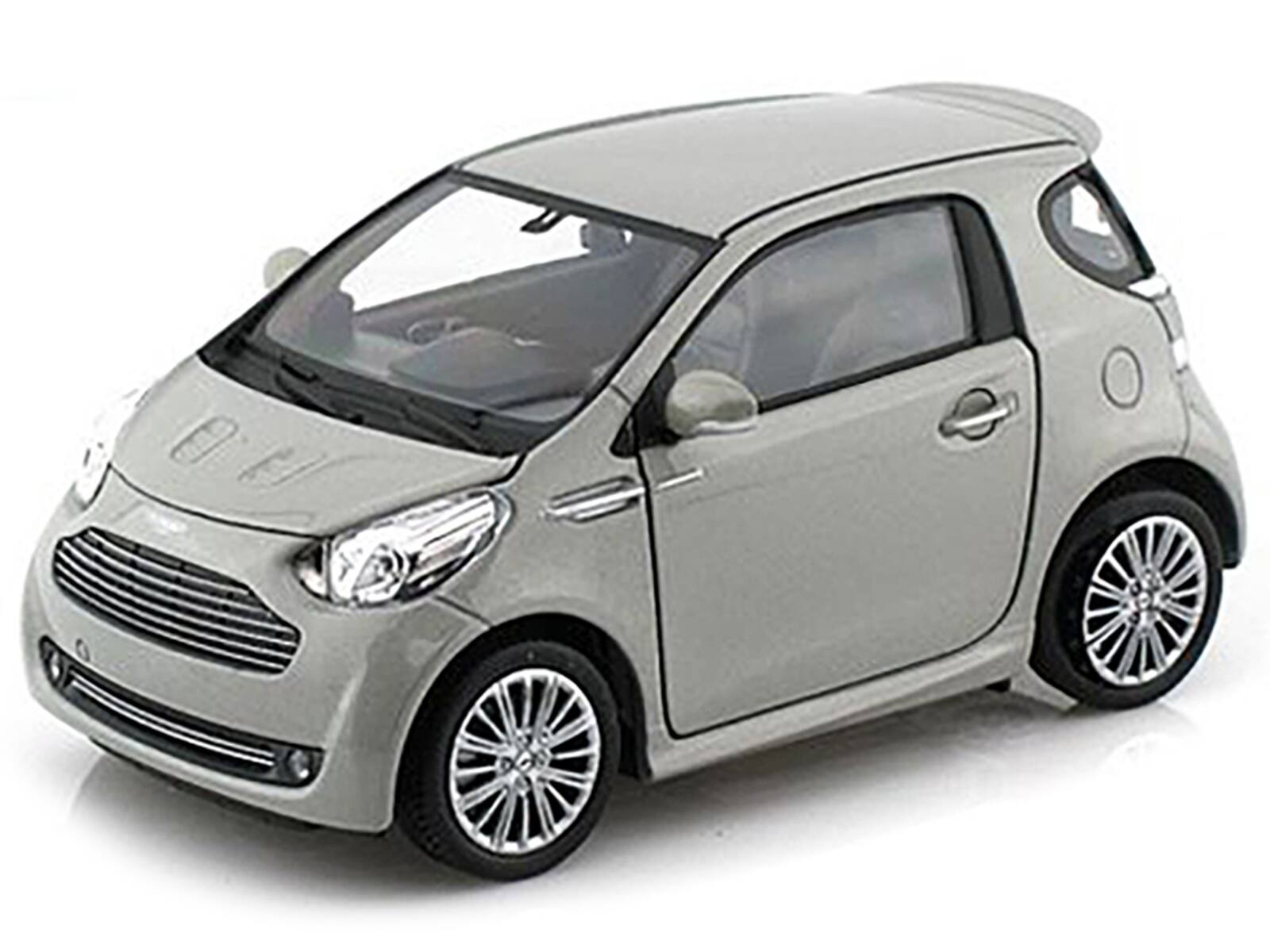 Alt View 1. Welly - Aston Martin Cygnet Silver 1/24 Diecast Model Car by Welly.